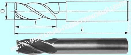 Фреза Концевая d 3,5х10х42 ц/х Р18 Z=4 "CNIC" dхв-4мм