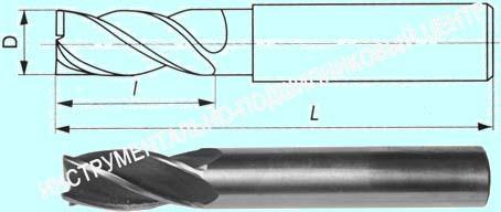 Фреза Концевая d22,0х 38х104 ц/х Р18 Z=4 "CNIC" dхв-20мм