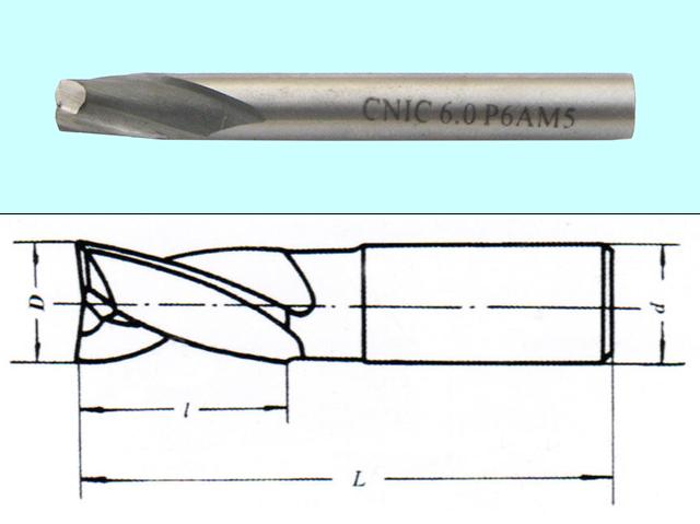 Фреза Шпоночная d28,0х26х102 ц/х Р6АМ5 DIN327 "CNIC" dхв-25мм