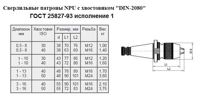 Патрон сверлильный Самозажимной бесключевой с хвостовиком NT 7:24 -40, ПСС- 8 (0,5-8мм,М16) для ст-ков без ЧПУ "CNIC"