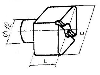 Палец Установочный грибковый d12х D19х 10 срезанный с отверстием (ДСПМ-3-09)