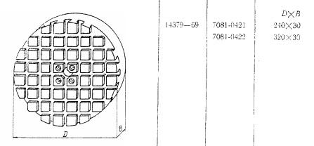 Плита Круглая d 240х 30 с Т-образными пазами 8мм (7081-0421) ГОСТ 14379-69 (восстановленная)