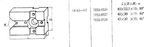 Призма подкладная 45х 30х 15; 90° d 3-15мм под паз 8мм (7033-0527) ГОСТ14443-69