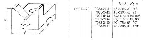 Призма опорная 52,5х 45х 40; 90° ступенчатая под паз 12мм (7033-2443) ГОСТ15277-70 (восстановленная)