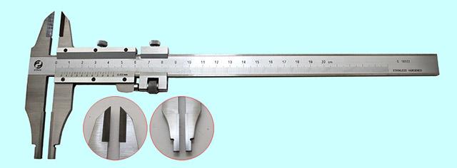 Штангенциркуль 0 - 200 ШЦТ-II (0,05) с твердосплавными губками "CNIC" (Шан 149-525S) нерж. сталь