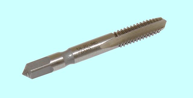 Метчик 1/4" UNC 60° Р6АМ5 дюймовый, м/р., (20 ниток/дюйм) для глух. отв. DIN351 "CNIC"