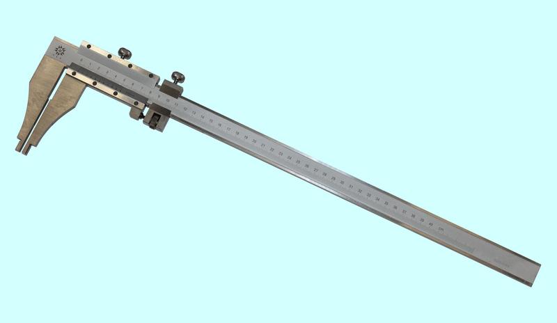 Штангенциркуль 0 - 400 ШЦ-III (0,05) с устройством точной установки рамки H-125мм "TLX" (HV190S-502) нерж. сталь