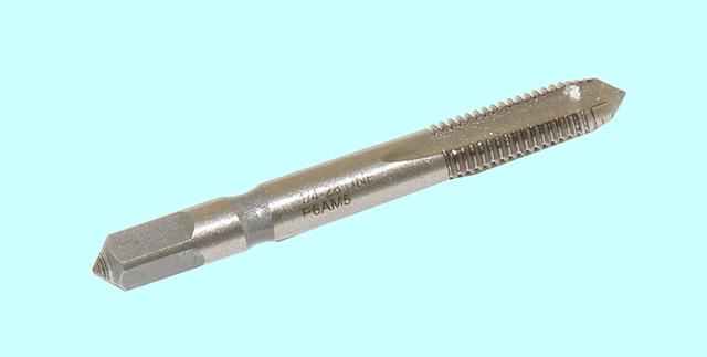 Метчик 1/4" UNF 60° Р6АМ5 дюймовый, м/р., (28 ниток/дюйм) для глух. отв. DIN351 "CNIC"