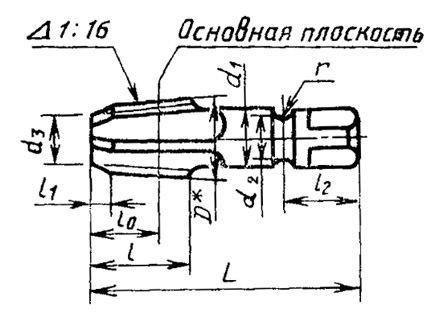 Метчик К 3/8"(NPT) Р6М5 конический дюймовый м/р. (18 ниток/дюйм)