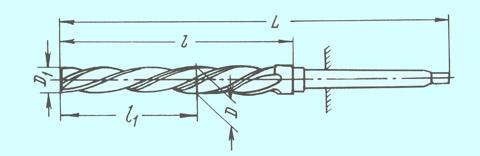 Развертка d21,0x14,8х145х265 к/х котельная машинная Р6М5 КМ3