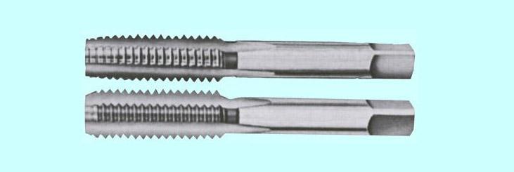 Метчик 3/8" BSF 55° 9ХС дюймовый, ручной, комплект из 2-х шт. (20 ниток/дюйм) "CNIC"