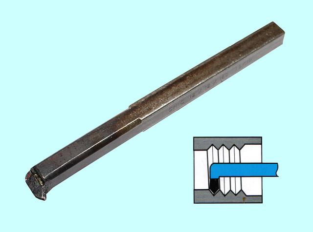 Резец Резьбовой 10х10х140 Т5К10 для внутренней резьбы DIN 283-60 "CNIC"