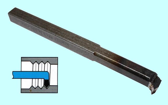Резец Резьбовой 12х12х160 Р6М5К5 для внутренней резьбы левый DIN 283-60 "CNIC"