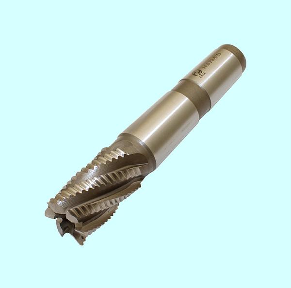 Фреза Концевая d45,0х 63х188 к/х Р6АМ5 Z=6 КМ4 DIN845-B обдирочная со стружколомом "CNIC"
